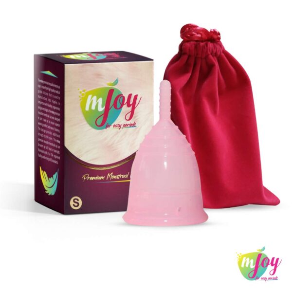 mJoy Reusable Menstrual Cup, Small Size, Made of Skin Friendly Medical Grade Silicone