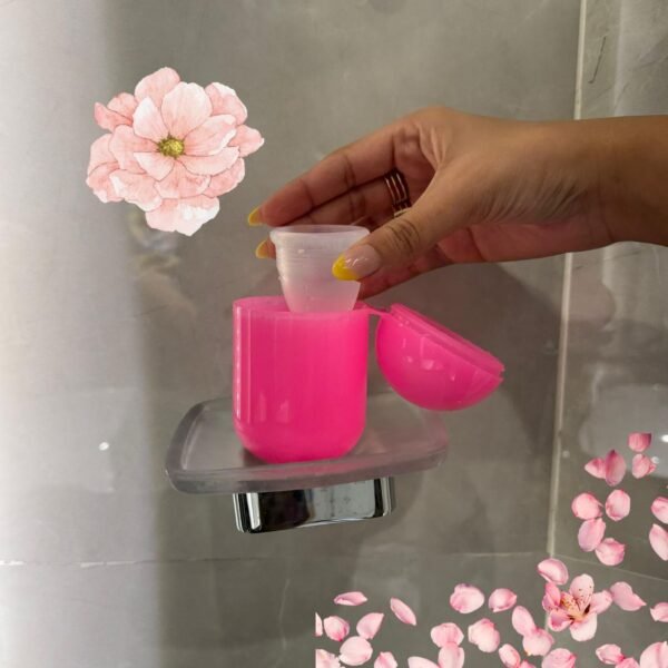 Cute Capsule Menstrual Cup Sterilizing Container - Image 2
