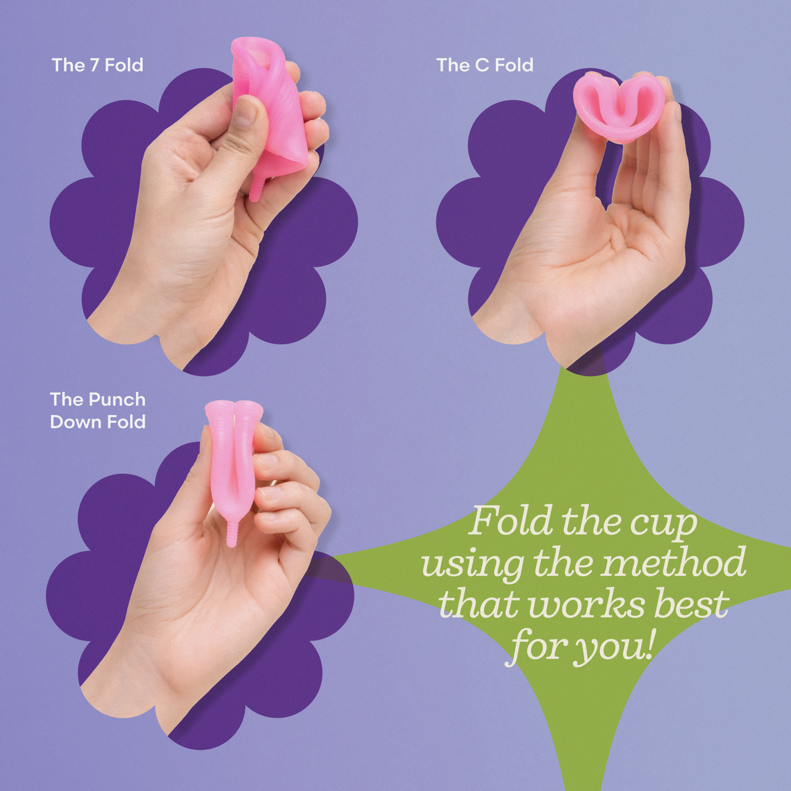 iCare Medium Menstrual Cup | Medical Grade Silicone Period Cup | Up to 8 Hours Leak Protection | Soft, Comfortable & Beginner Friendly