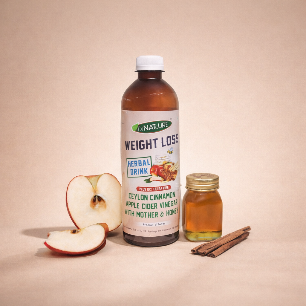 Weight Management Apple Cider Vinegar Wellness Drink with Mother | Ceylon Cinnamon & Honey | Natural Metabolism & Fat Balance Support