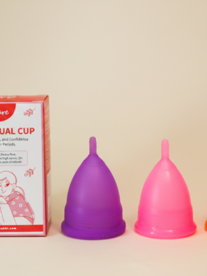 iCare Large Menstrual Cup | Medical Grade Silicone Period Cup | Up to 8 Hours Leak Protection | Soft, Comfortable & Beginner Friendly