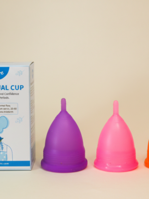 iCare Medium Menstrual Cup | Medical Grade Silicone Period Cup | Up to 8 Hours Leak Protection | Soft, Comfortable & Beginner Friendly