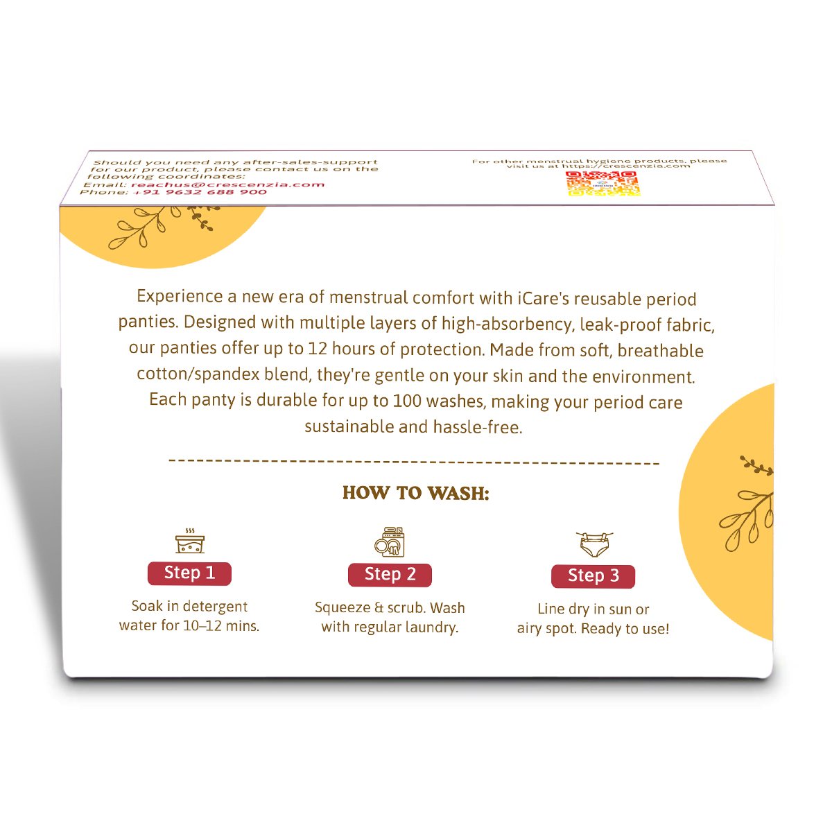 Reusable Period Panty for Women | Leak-Proof Period Underwear | Comfortable, Washable & Eco-Friendly Menstrual Protection