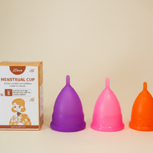 iCare Small Menstrual Cup | Medical Grade Silicone Period Cup | Up to 8 Hours Leak Protection | Soft, Comfortable & Beginner Friendly
