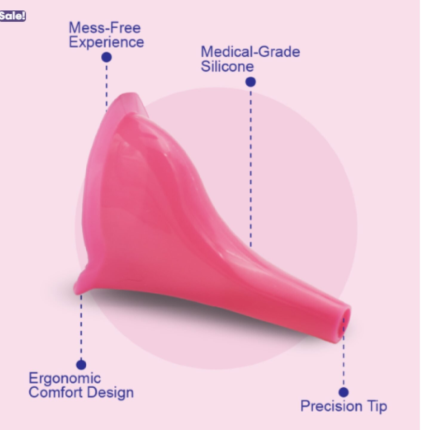 BeSukhi Silicone Reusable Pee Device