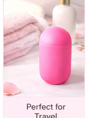Silicone Cute Capsule Container