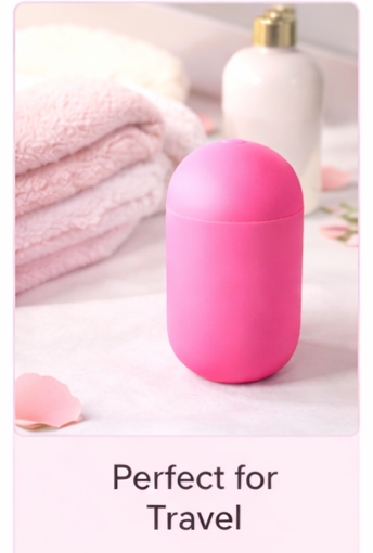 Silicone Cute Capsule Container